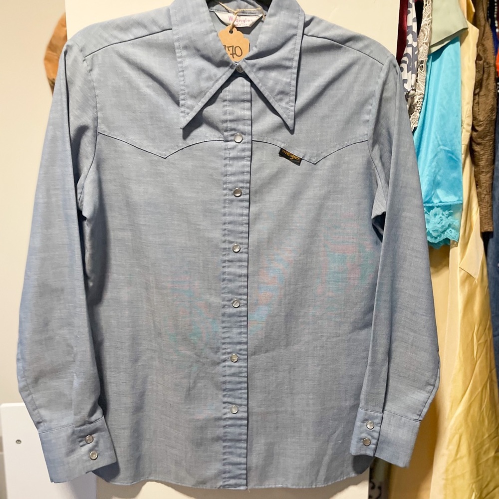 1970s Pearl Snap Wrangler Top